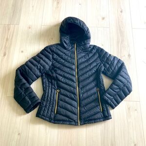 Michael Kors Black Quilted Jacket L